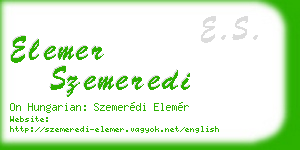 elemer szemeredi business card